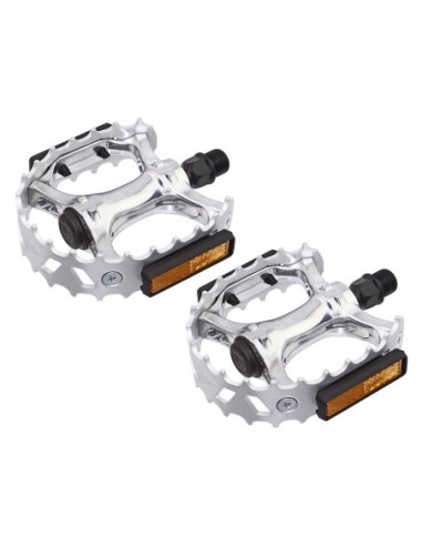 VP-747 Alloy Pedals 9/16 Chrome.